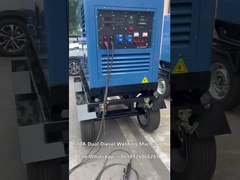 트롤리 바퀴 400Amps Arc Mig DC 용접기 20kva AC 발전기 디젤 발전기 용접기 500a