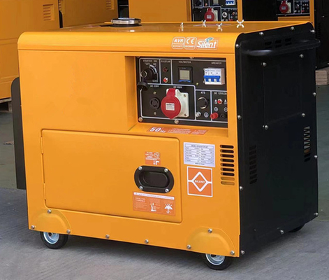 작은 최고 무음 풍랭식 Genset 디젤 엔진 발전기 3 kw 5 kw 7 kw 8 킬로볼트 암페어 DC 12V 단일 상