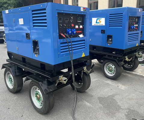 밀러 빅 블루 500Amps TIG 플럭스 코어 웰딩 Yanmar 디젤 발전기