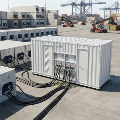 냉장고 체인 컨테이너 전력 팩 가세트 500kva 300kw 디젤 발전기 스탬포드 1800 RPM 리퍼 소켓 플러그
