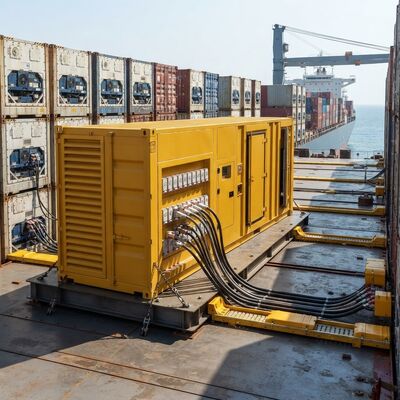 해상 항구 선박 STAR COOL 300kw 500kw 냉동 동력 장치 디젤 엔진 발전기 (해상 냉동 컨테이너 소켓 플러그용)