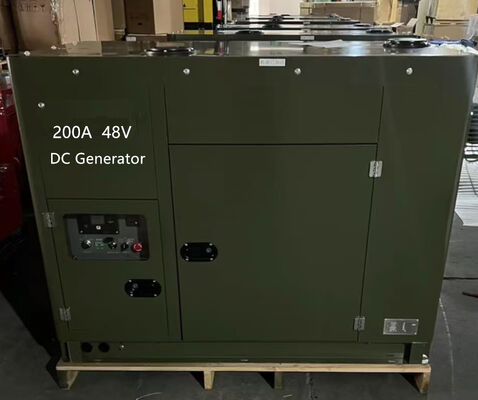 200A 250A 300A 디젤 엔진 구동 48V DC 발전기 12kw 태양광 배터리 충전용