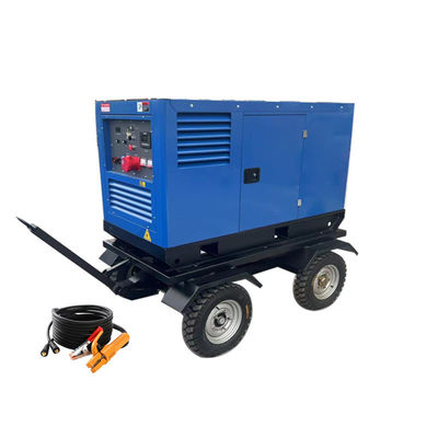 이동 트레일러 800A 400A 430A 500Amp 디젤 엔진 용접기 2 x 2 인 용접기 발전기